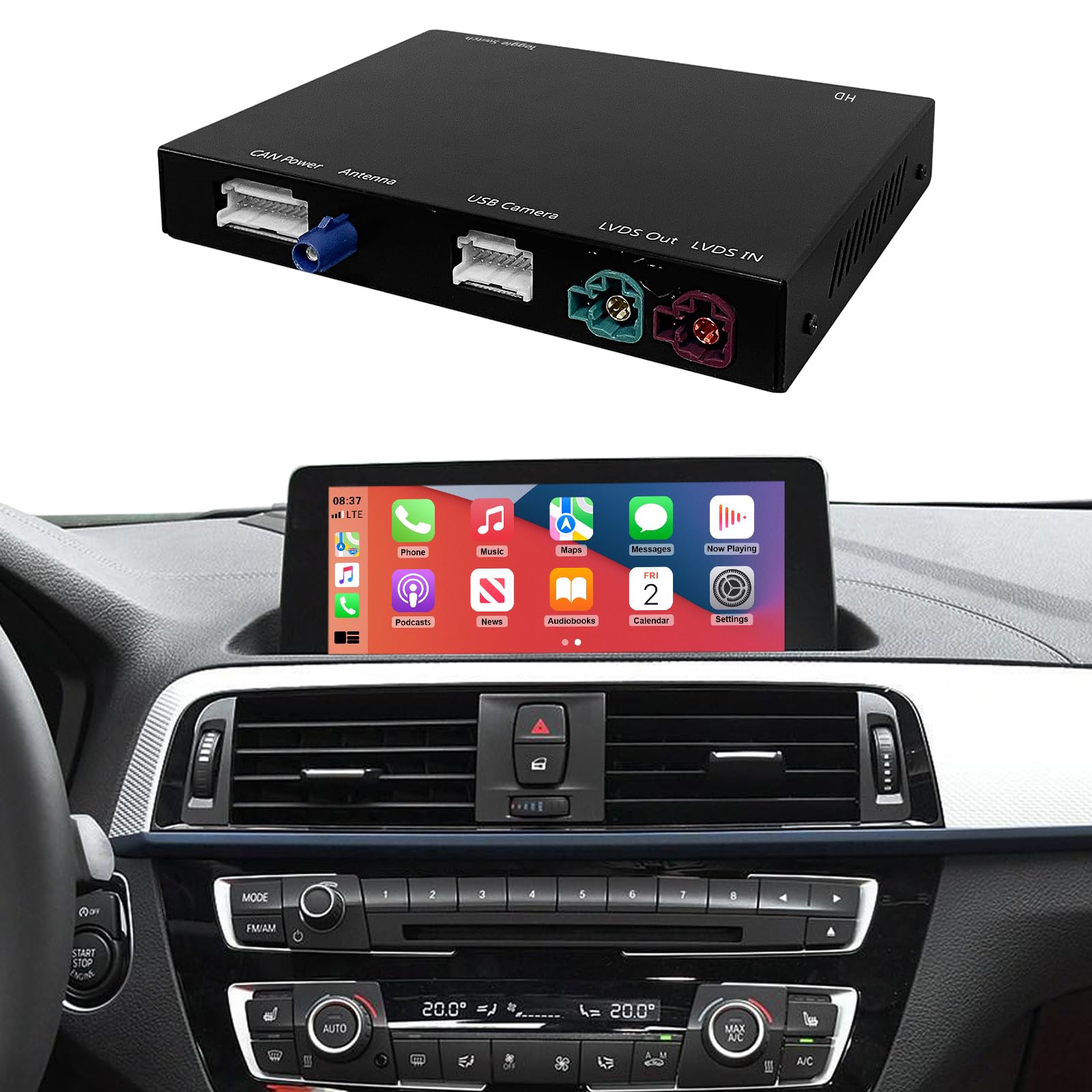 Amazon.com: NINETOM Wireless CarPlay Retrofit Kit for BMW EVO ID5