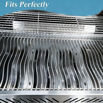 S8C011 (2-Pack) 17 3/4 Stainless Steel Solid Rod Cooking Grids Replacement for Napoleon Prestige PRO 500 Grills