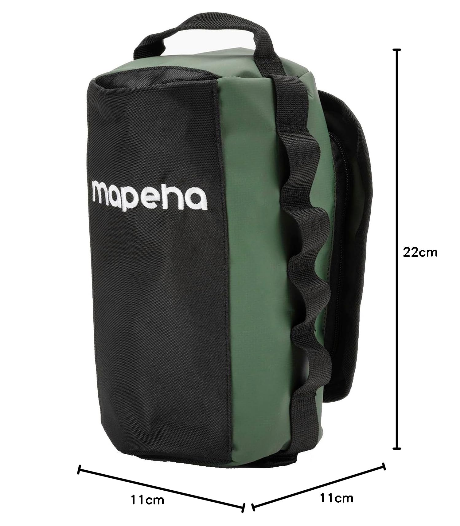 Neceser para Hombre, Neceser Maquillaje Grande para Mujer, Estuche de Viaje con Cremallera, Organizador de Baño y de Viaje, Bolsa de Aseo Impermeable, Mediano, 6L, Verde