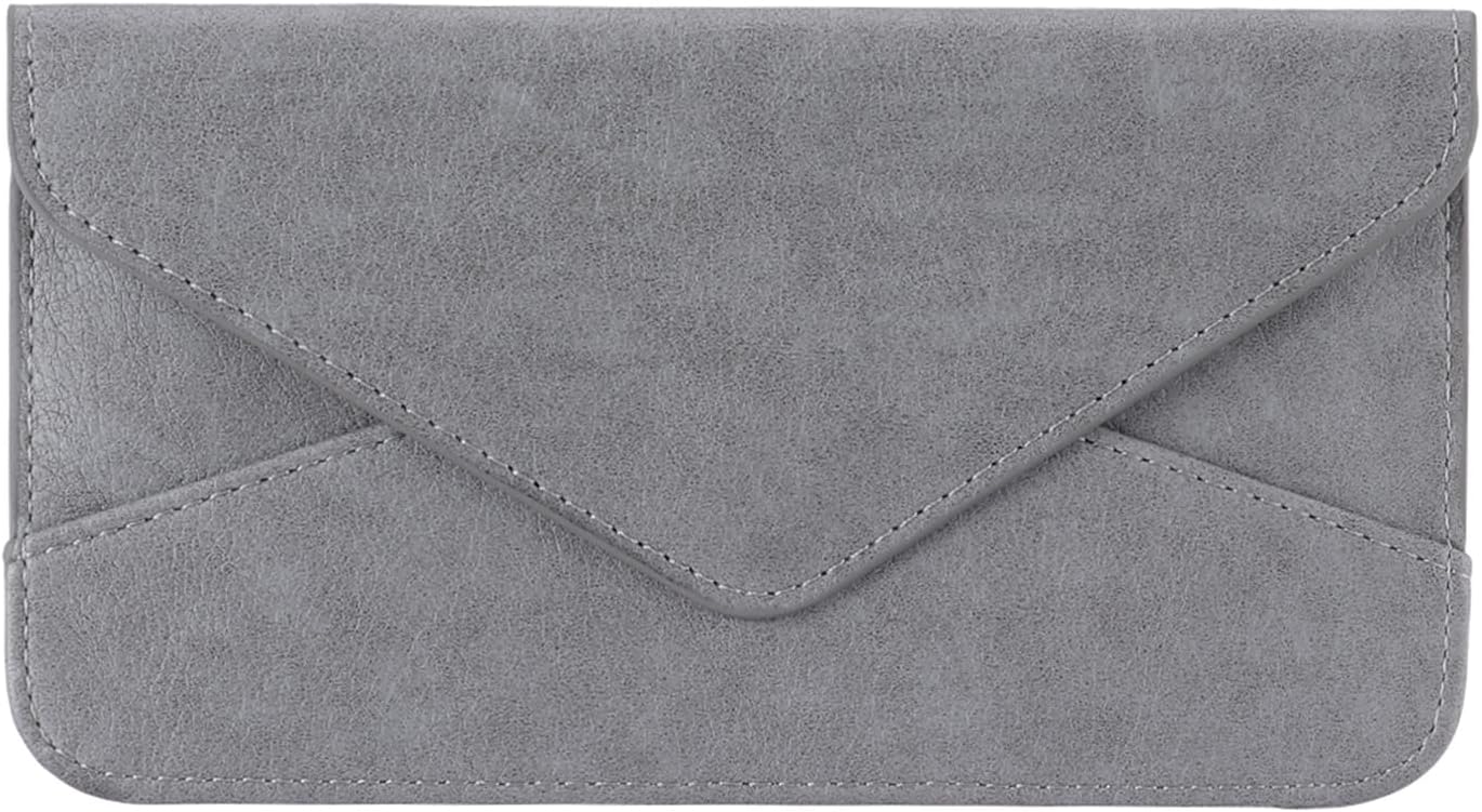 XEYOUWomen's Card Wallet Envelope Style Credit Card Holder Cute Cash Wallet for Ladies