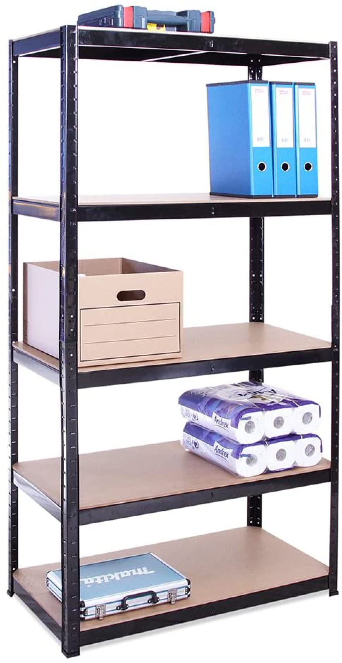 Garage Shelving Units 180cm x 90cm x 45cm Heavy Duty Racking Shelves
