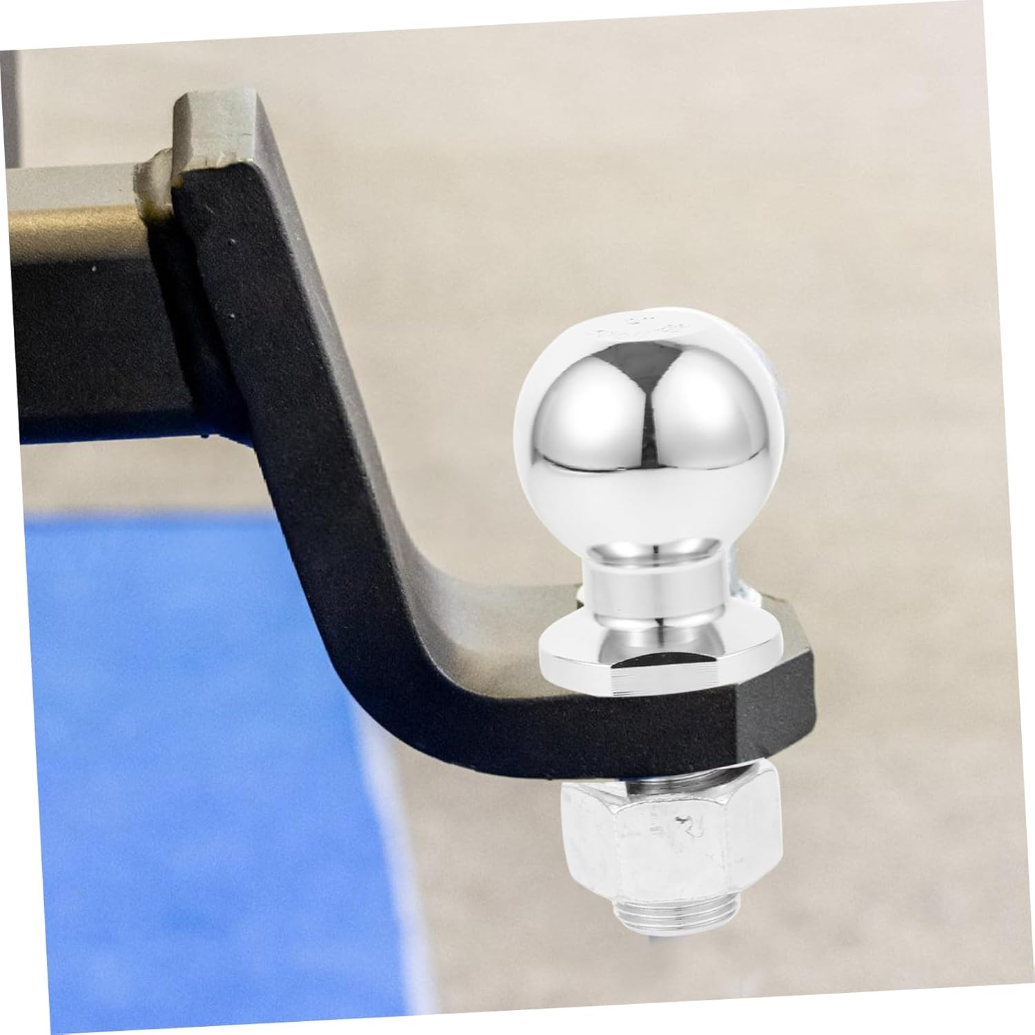 Cabilock Durable Trailer Hitch Ball for Towing Replacement Ball Head Heavy Duty Metal Construction Weather Resistant Secure Connection for Boats Trailers