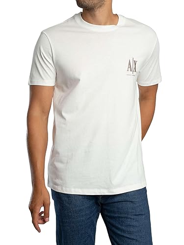 Armani Exchange Mens Chest Icon Logo Tee