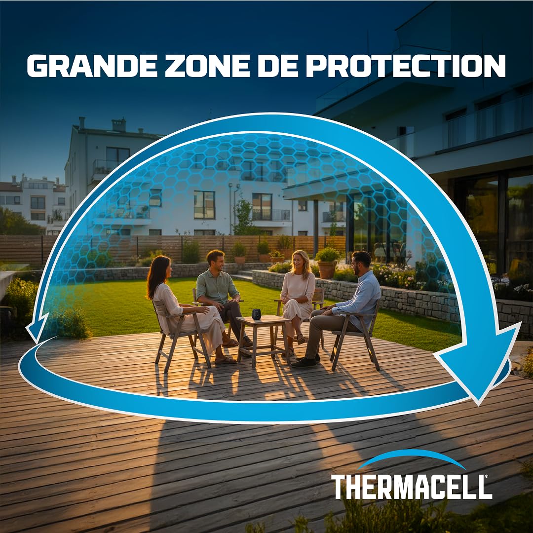 TherMACELL - Recarga líquida antimosquitos y mosquitos, protección eficaz de 29 m², compatible con escudos, duración de 80 horas, inodoro, 1 paquete de 2 unidades THE55RECHARG80