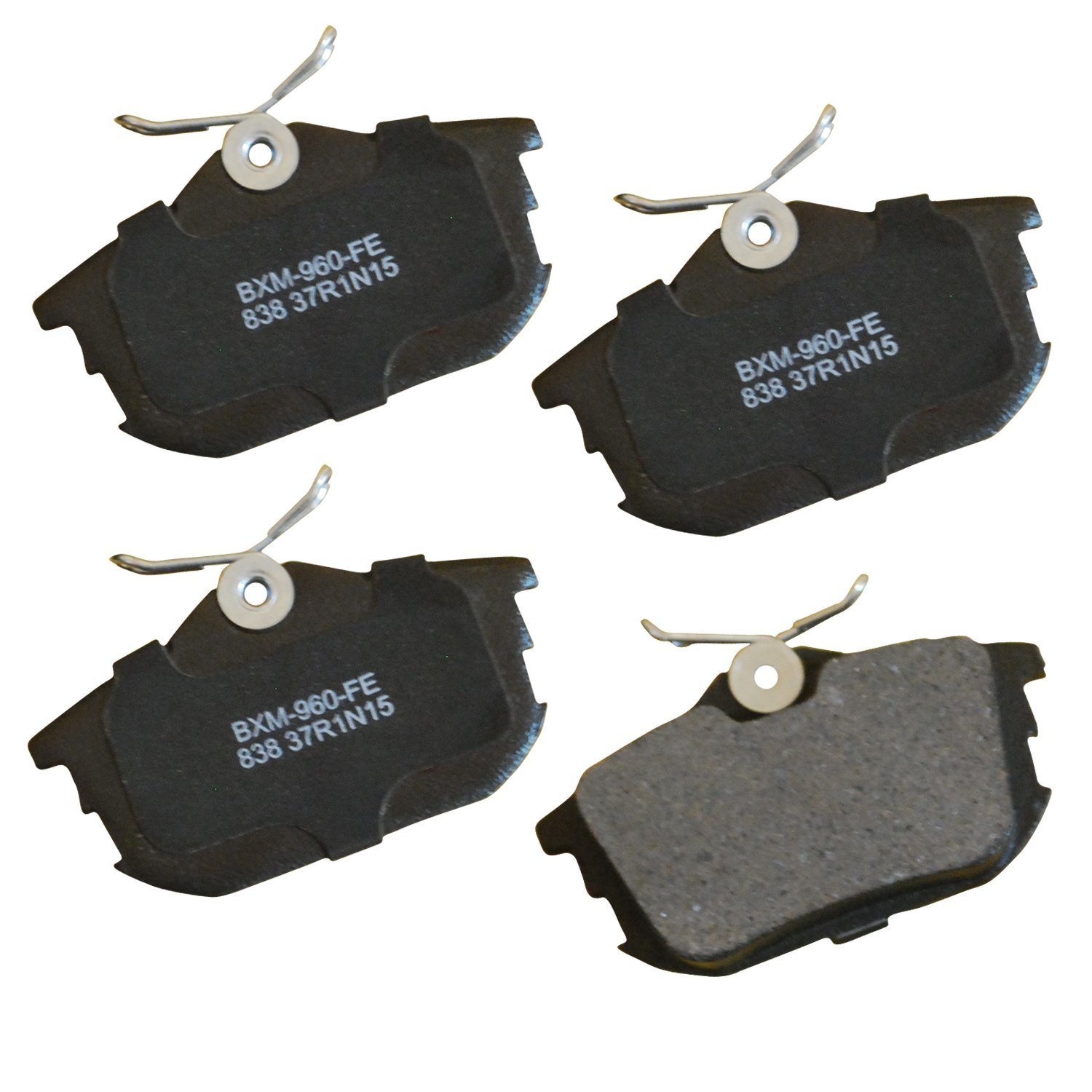 Bendix Premium SBM838 Semi-Metallic Rear Brake Pads for Mitsubishi Space Star 2004-2003, Smart Forfour 2007-2005, Volvo S40 2004-1999, V40 2004-1999