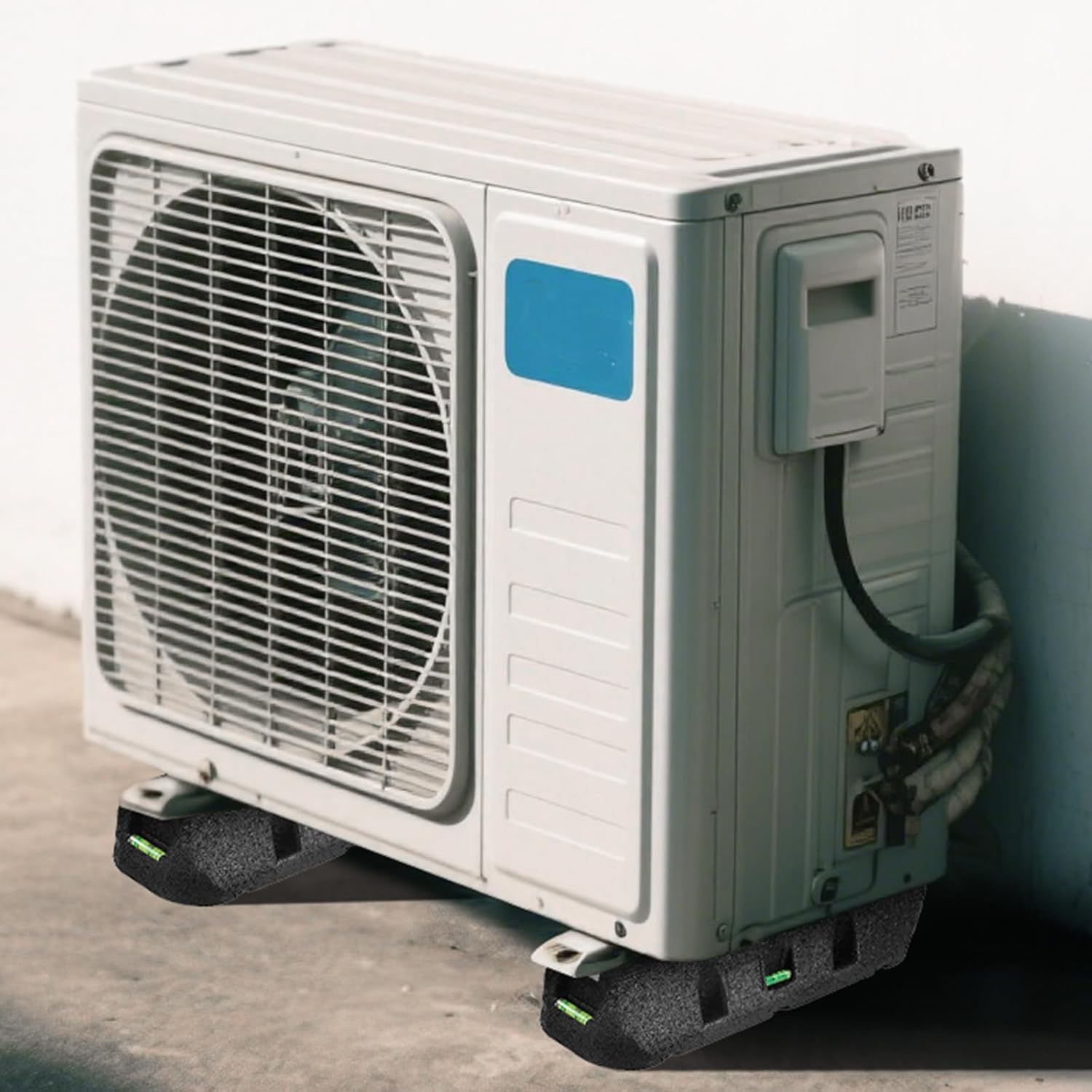 Mini Split Floor Mount Base | Air Conditioner Base for 7,000–18,000 BTU | Anti-Vibration Mini Split Base, UV & Waterproof Condenser Support for Outdoor HVAC Units