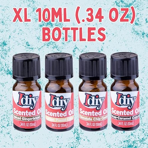 Miniatura 5 de Yummy - Aceites perfumados de postre (paquete de 12)  X grande de 0.3 fl oz (0.34 onzas), incluye botellas de aceite de fragancia natural para