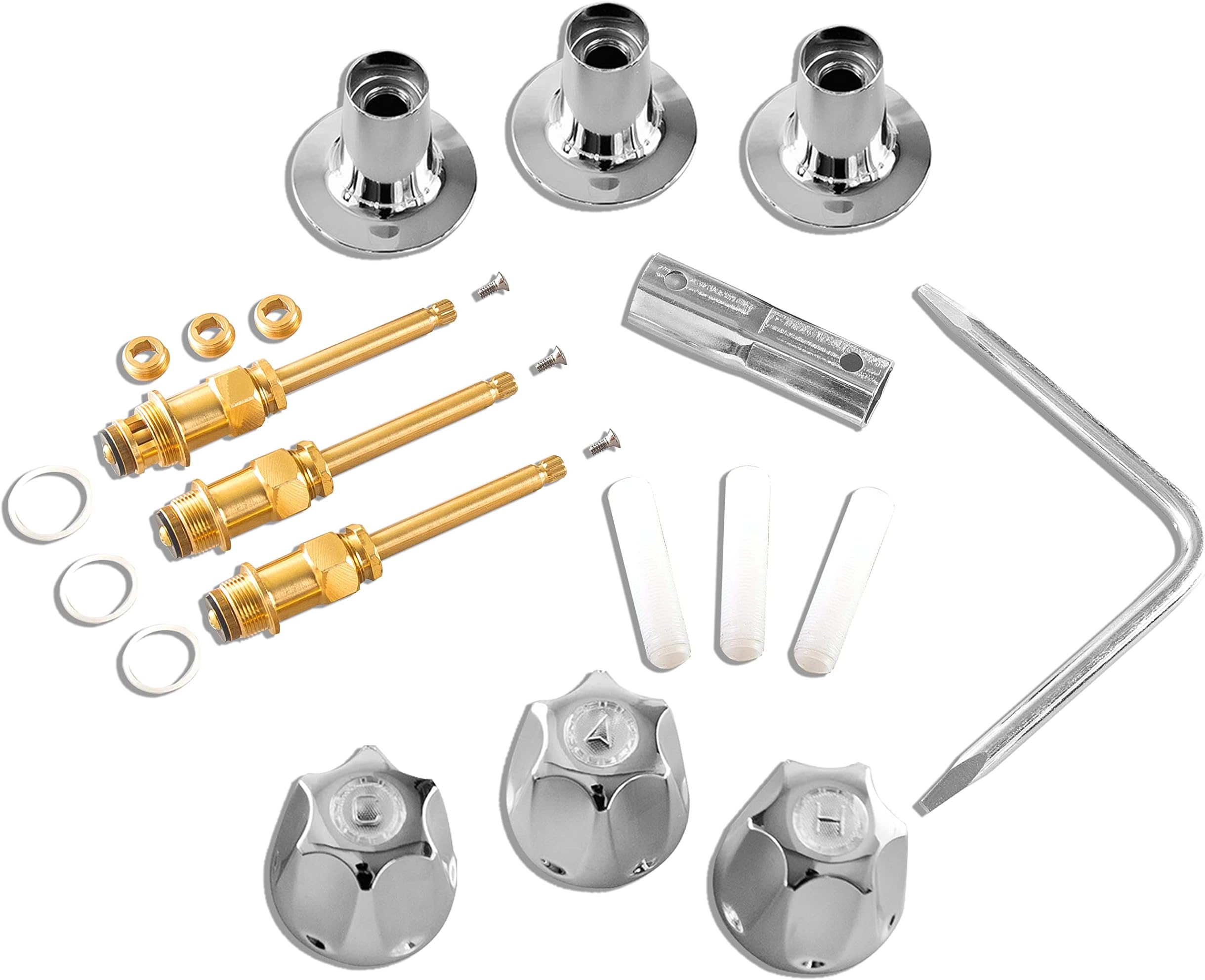 DANCO Tub and Shower 3Handle Remodeling Trim Kit for Kohler Trend, 3