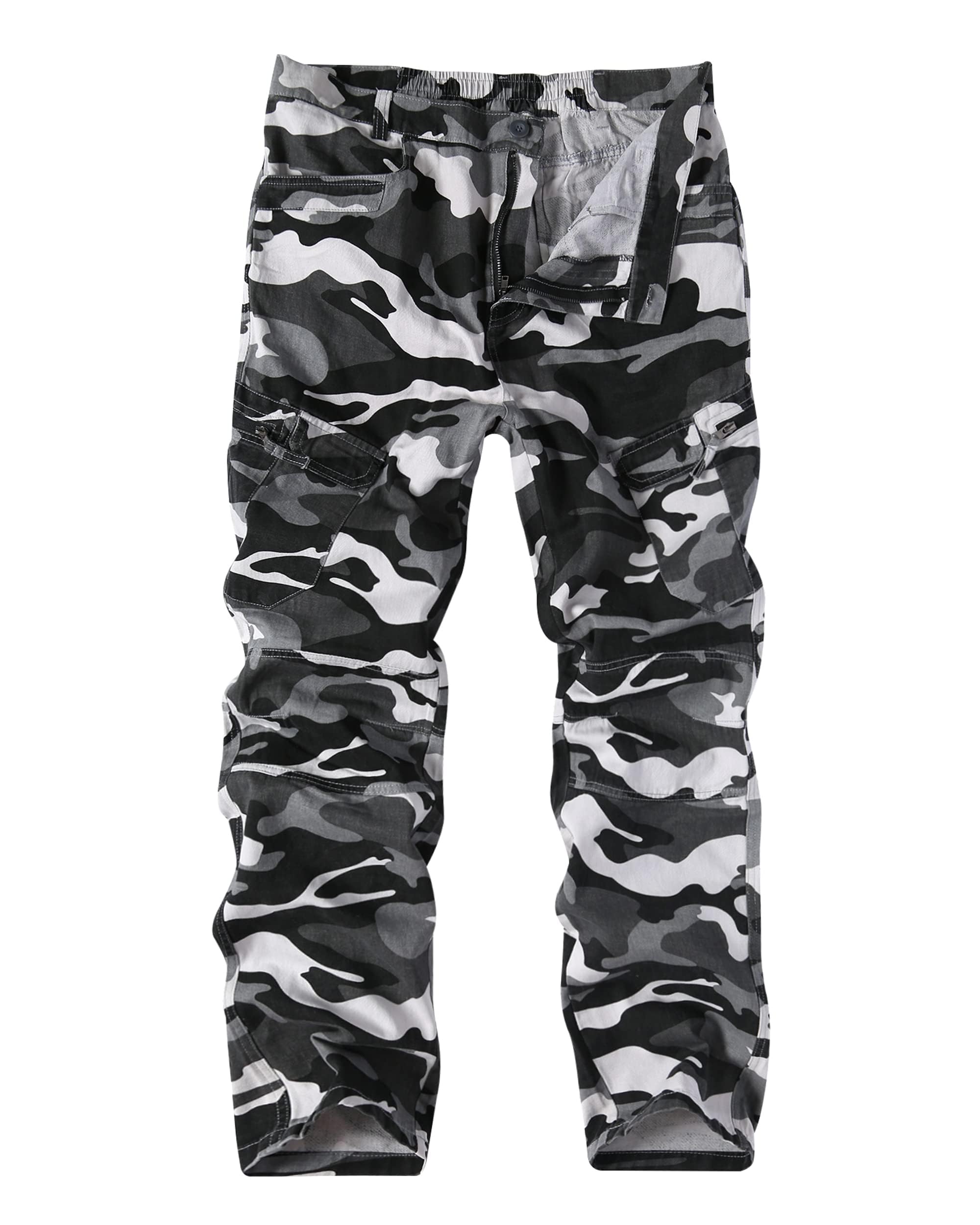 APTRO Men's Cargo Pants Camo Casual Work Military Tactical Pants