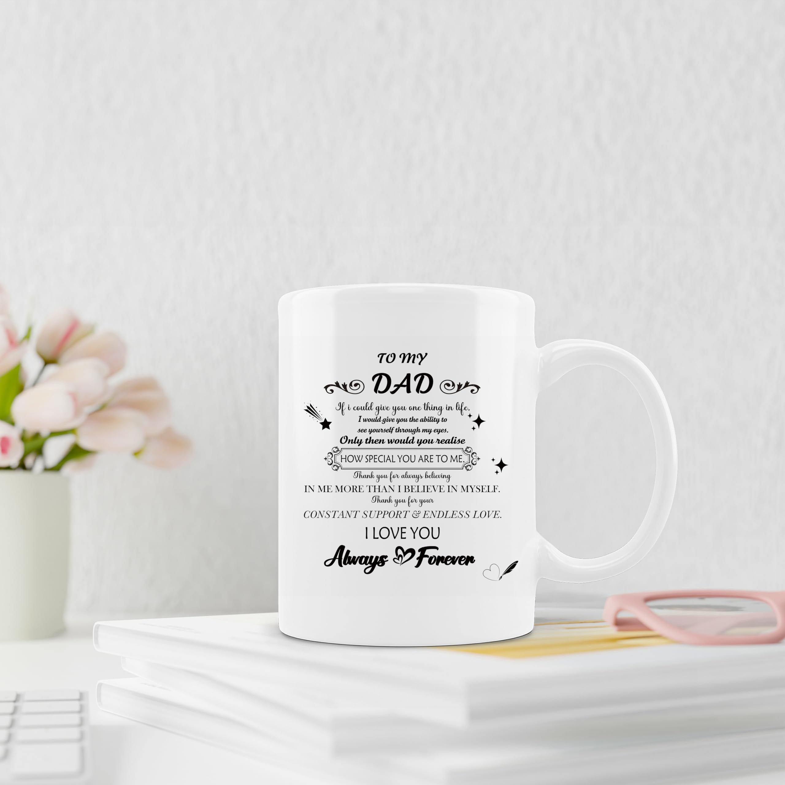 OFlich 423-MBEI-WJ - Tazza da caffè, latte, tè