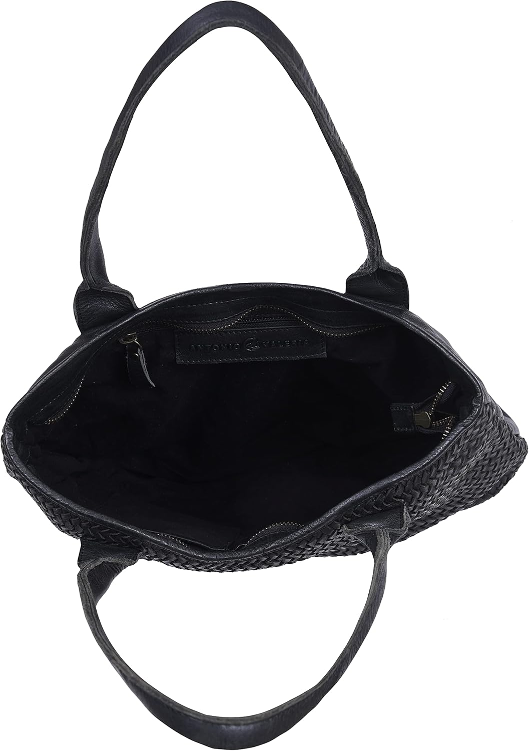 ANTONIO VALERIA Alice Braided Washed Leather HandBag for Women - Image 3