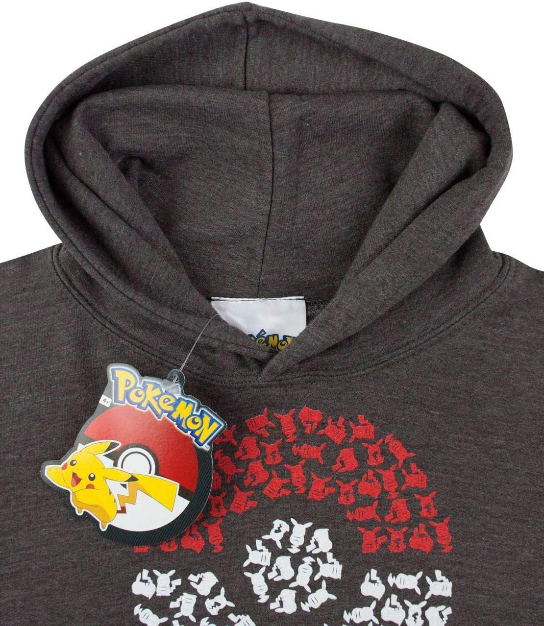 Pokemon Hoodie for Boys | Children's Pikachu Hooded Jumper | Pikachu Gamer Gifts Sweatshirt for Kids