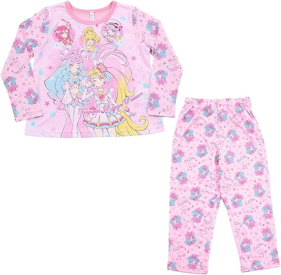 Amazon トロピカルージュ プリキュア パジャマ 長袖 総柄パジャマ 110cm ピンク A パジャマ 通販