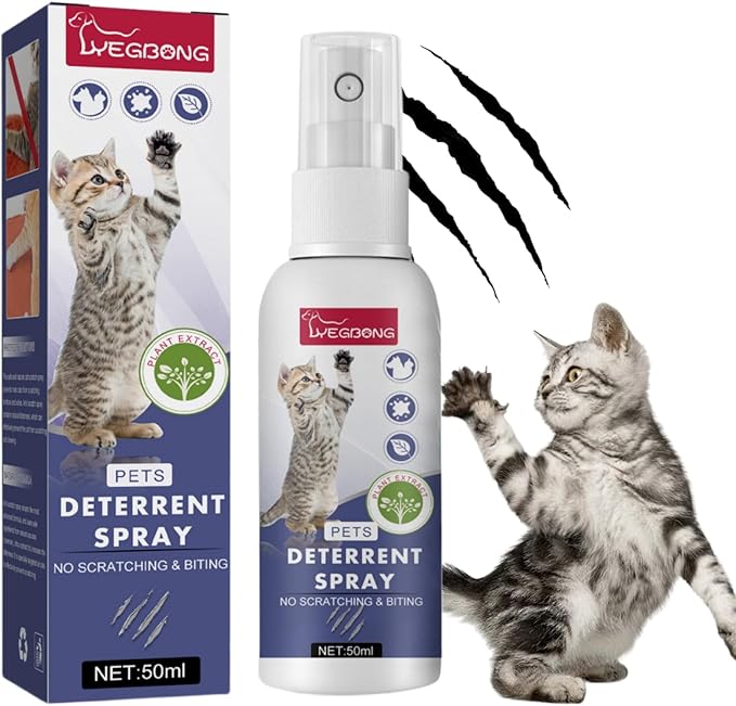 Ujoogbu Cat Scratch Deterrent Spray,Cat Anti Scratch Spray for