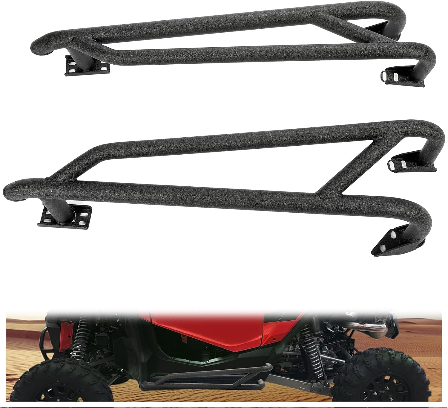 Kojem Nerf Bar Compatible with 2019+ Honda Talon 1000R 1000X Tree Kickers Rock Sliders Replace for NB-H-TAL-00