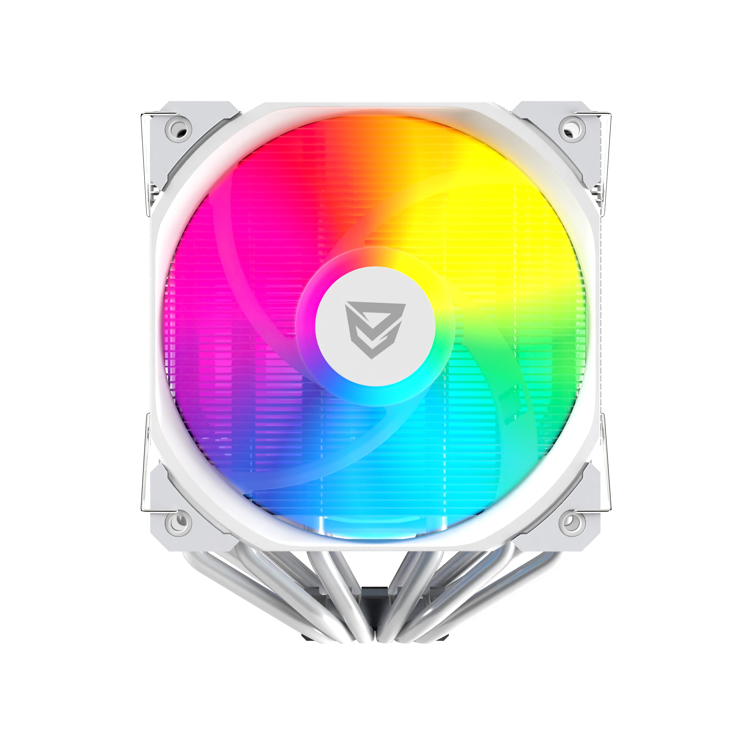 Nfortec Sculptor X2 disipador CPU ARGB 240W TDP doble ventilador 120mm Intel AMD blanco