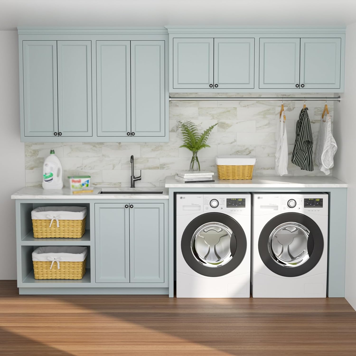 Undermount Laundry Sink - Couoko 24"x18"x12"Black Stainless Steel Laundry Sink NANO PVD Gunmetal Black 16 Gauge Single Bowl Deep Utility Laundry Room Kitchen Sinks