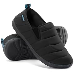 Mens Slippers Outdoor Memory Foam Slip On Indoor House Shoes Loafers
