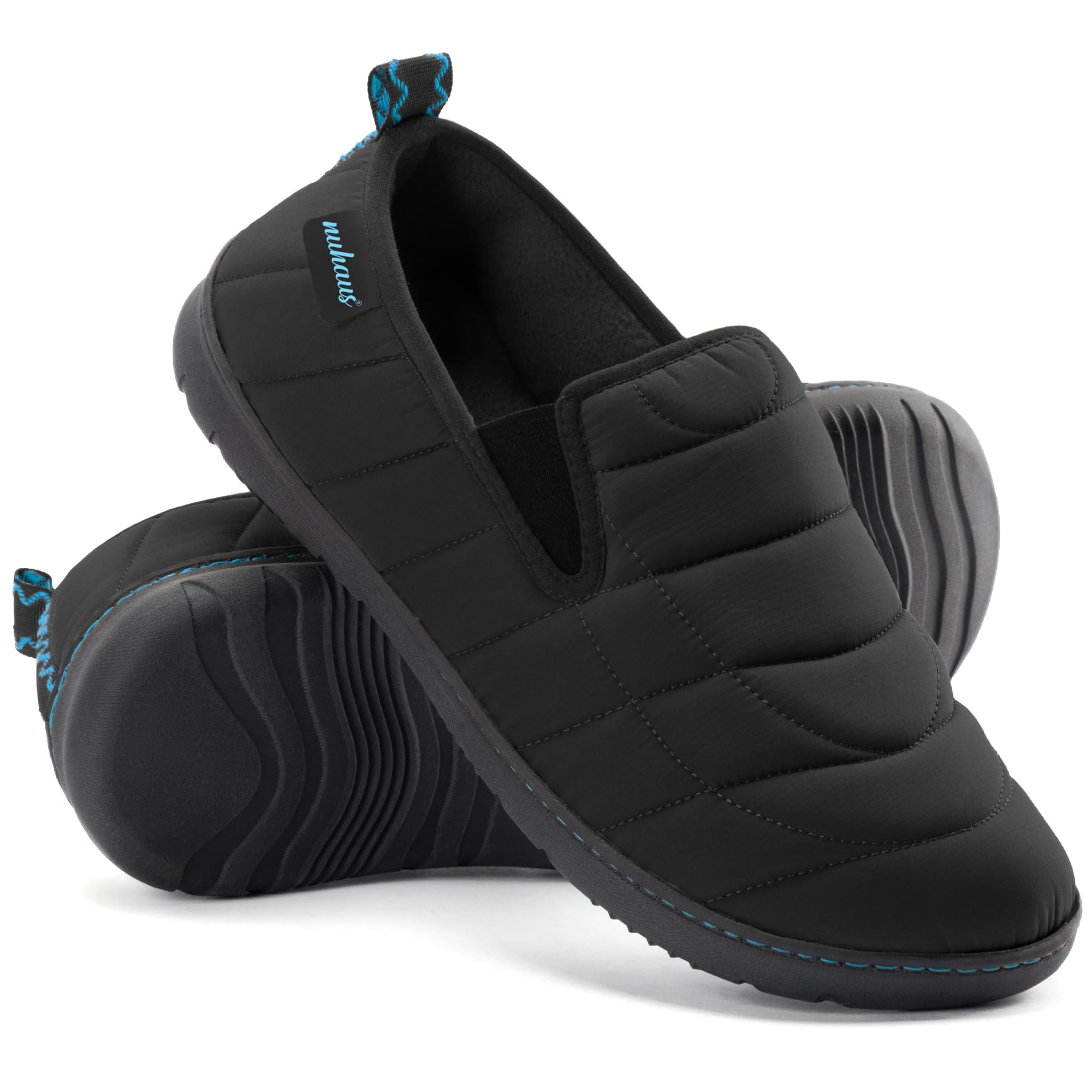 Mens Slippers Outdoor Memory Foam Slip On Indoor House Shoes Loafers