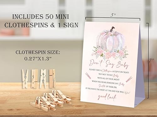 Miniatura 8 de Juego de baby shower, decoración rústica de baby shower, decoración rústica de baby shower, mini pinzas para la ropa para baby shower, decoración