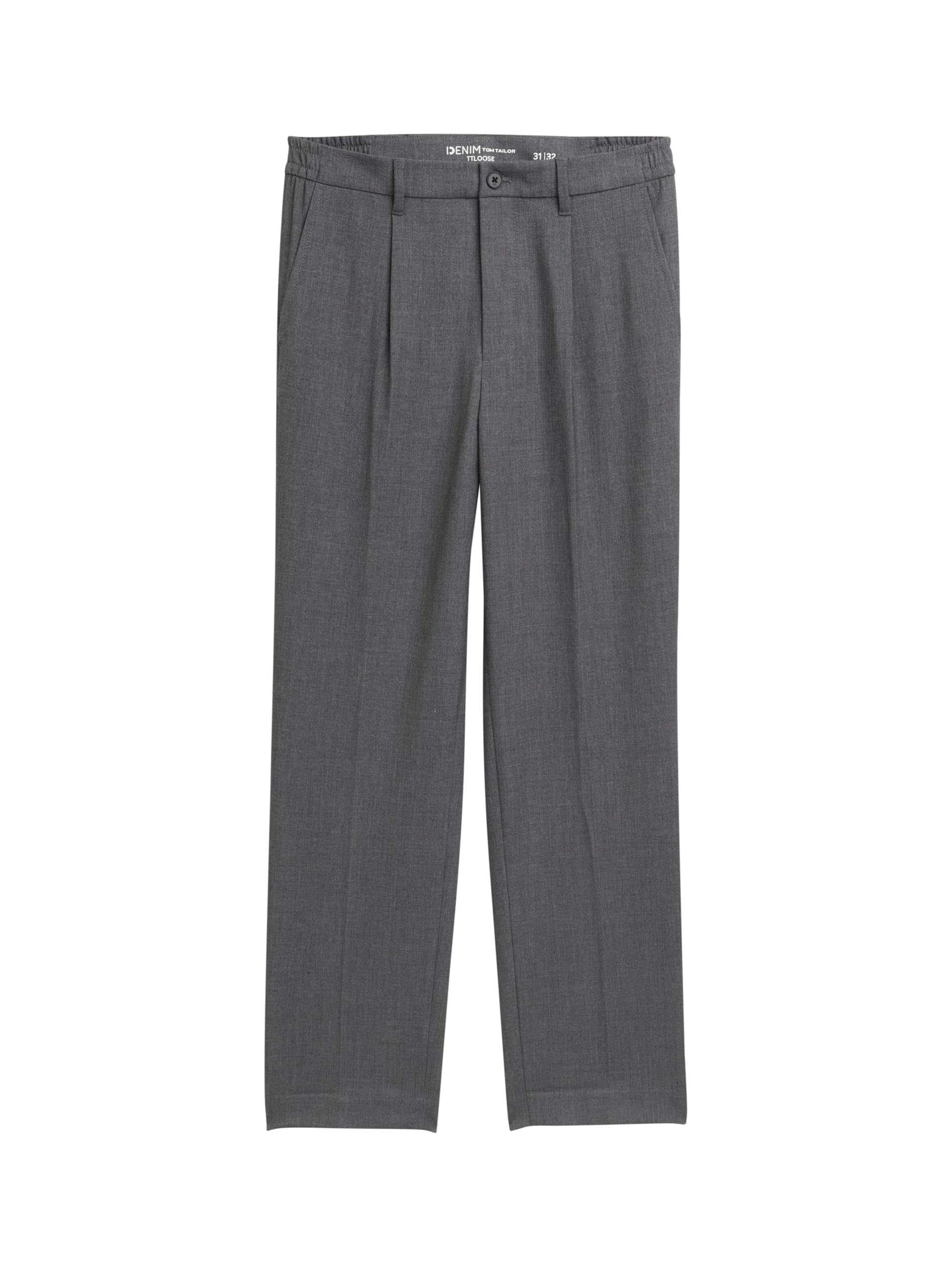 TOM TAILOR Denim Herren TTLoose Chino Hose mit Bügelfalte