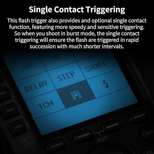 Miniatura 6 de Godox XProII XProII-C Wireless Flash Trigger for Canon Camera, 2.4G Wireless Flash Transmitter HSS 18000S, Bluetooth Connection, TCM Transform