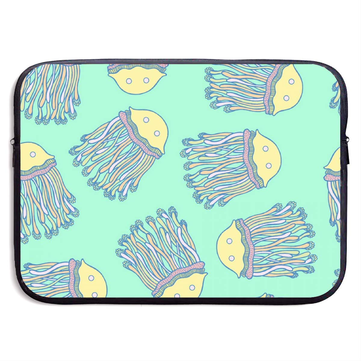Amazon Co Jp Dianbaowo かわいいクラゲ 漫画 メデューサ 壁紙 13 15インチ ノートパソコン スリーブ バッグ Macbook Air 11 13 15 Pro 13 3 15 4用 ポータブル ジッパー ノートパソコン バッグ タブレット バッグ 防水 ブラック 15 Inch ブラック Dianbaowo