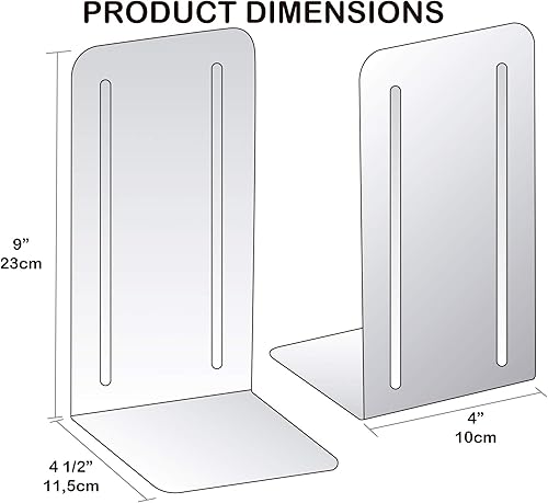 Miniatura 9 de acrimet Jumbo Premium sujetalibros 9" (Pack de Deep Blue Color) (1par)