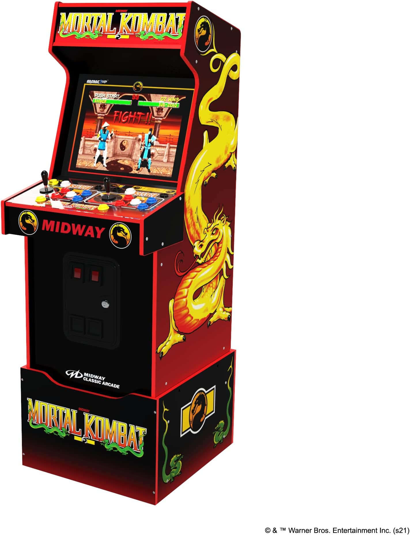 Arcade1Up Midway Legacy Arcade Game Mortal Kombatโข 30th Anniversary Edition