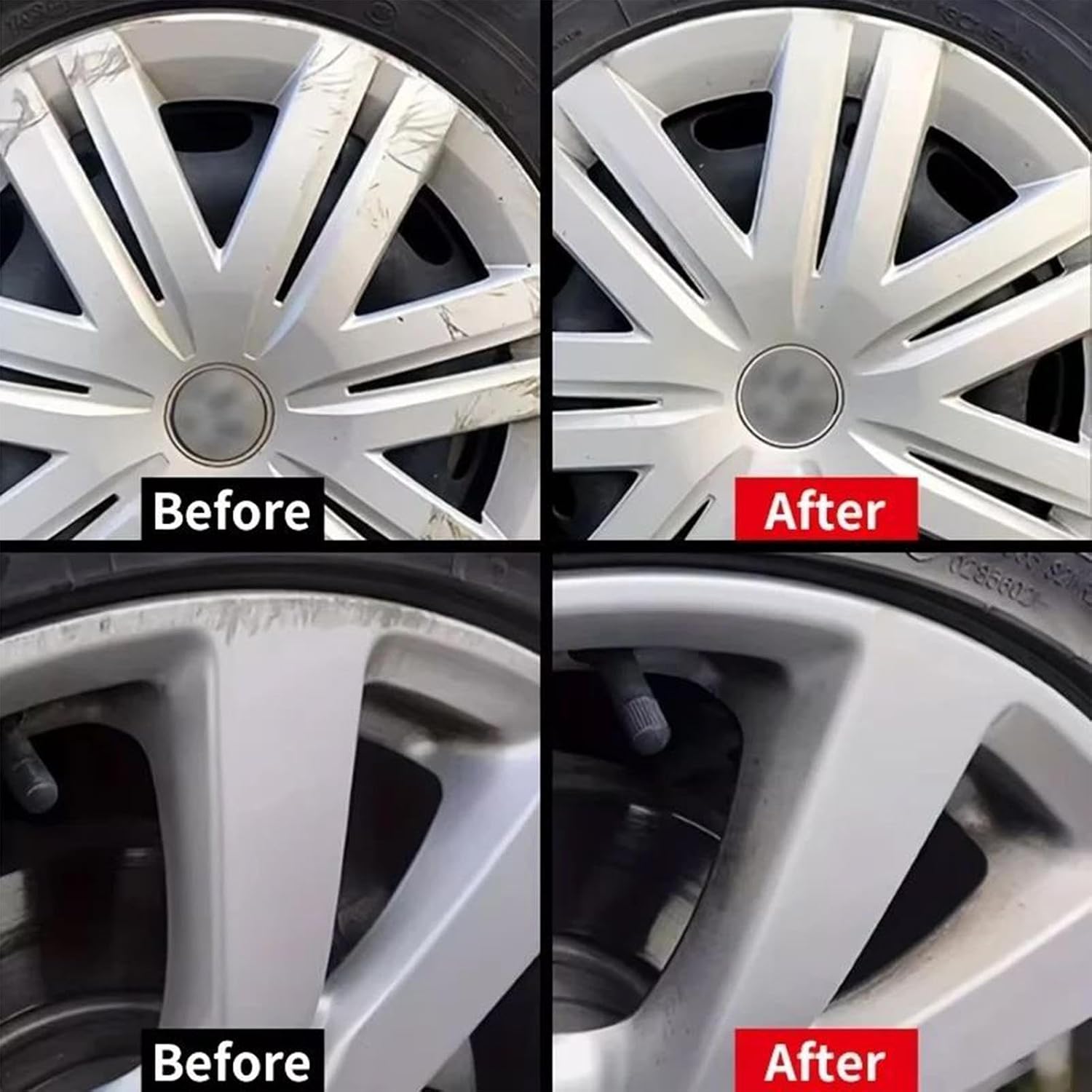 Wheel Hub Scratch Paste, 50g Rim Scratch Repair for Car Auto Detailing with Swirl Removal, Polishing Paste for Motorcycle Truck Marine Vehicles Includes Sponge for Easy Application