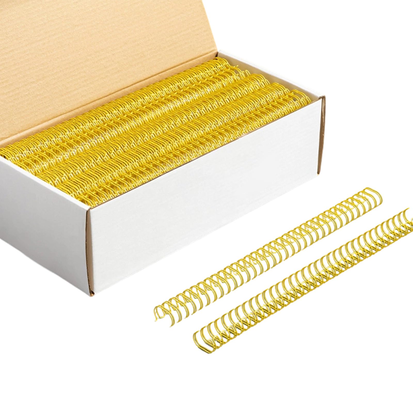 Lot de 100 anneaux de reliure multi-trous en fer 23 trous 24 trous ou 34 trous pour l'organisation de documents de bureau