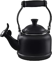 Vista 7 de Le Creuset - Tetera de acero esmaltado de media litro, 1.25 cuartos de galón, Marsella