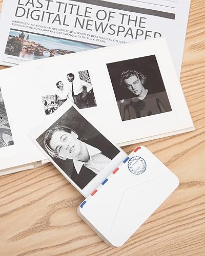 Miniatura 5 de Phomemo Papel adhesivo térmico blanco para impresora de notas adhesivas de 3.031 in, compatible con impresora Phomemo M03M03ASM04SM04SM04AS de notas