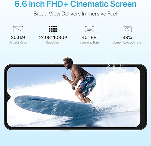 Miniatura 5 de UMIDIGI F3 Pro 5G teléfonos celulares desbloqueados, Android 13 teléfono inteligente desbloqueado, 14 (8+6) GB+256GB, cámara principal de 48MP,