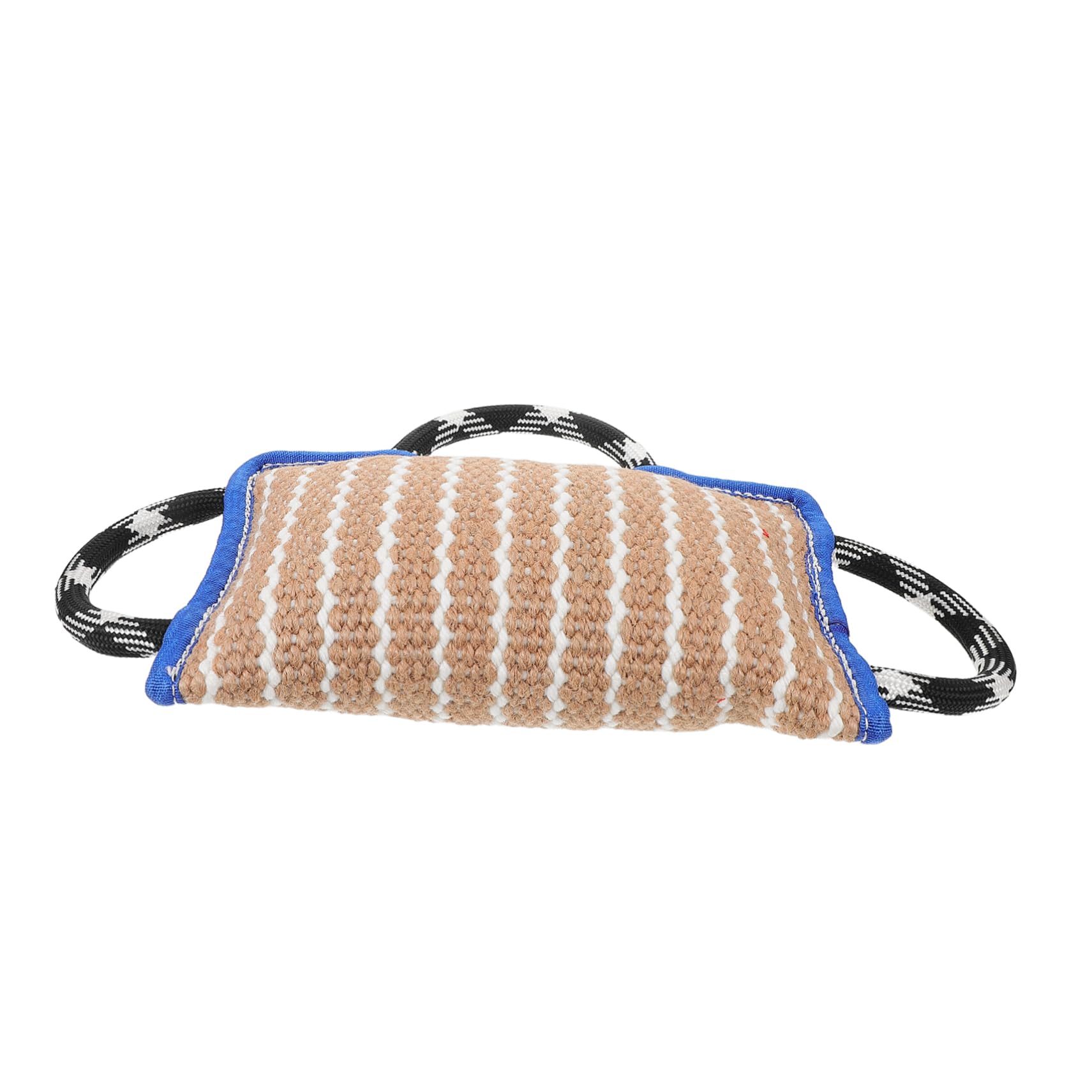 Coussin à mâcher pour chien en lin Abaodam avec poignées d'entraînement