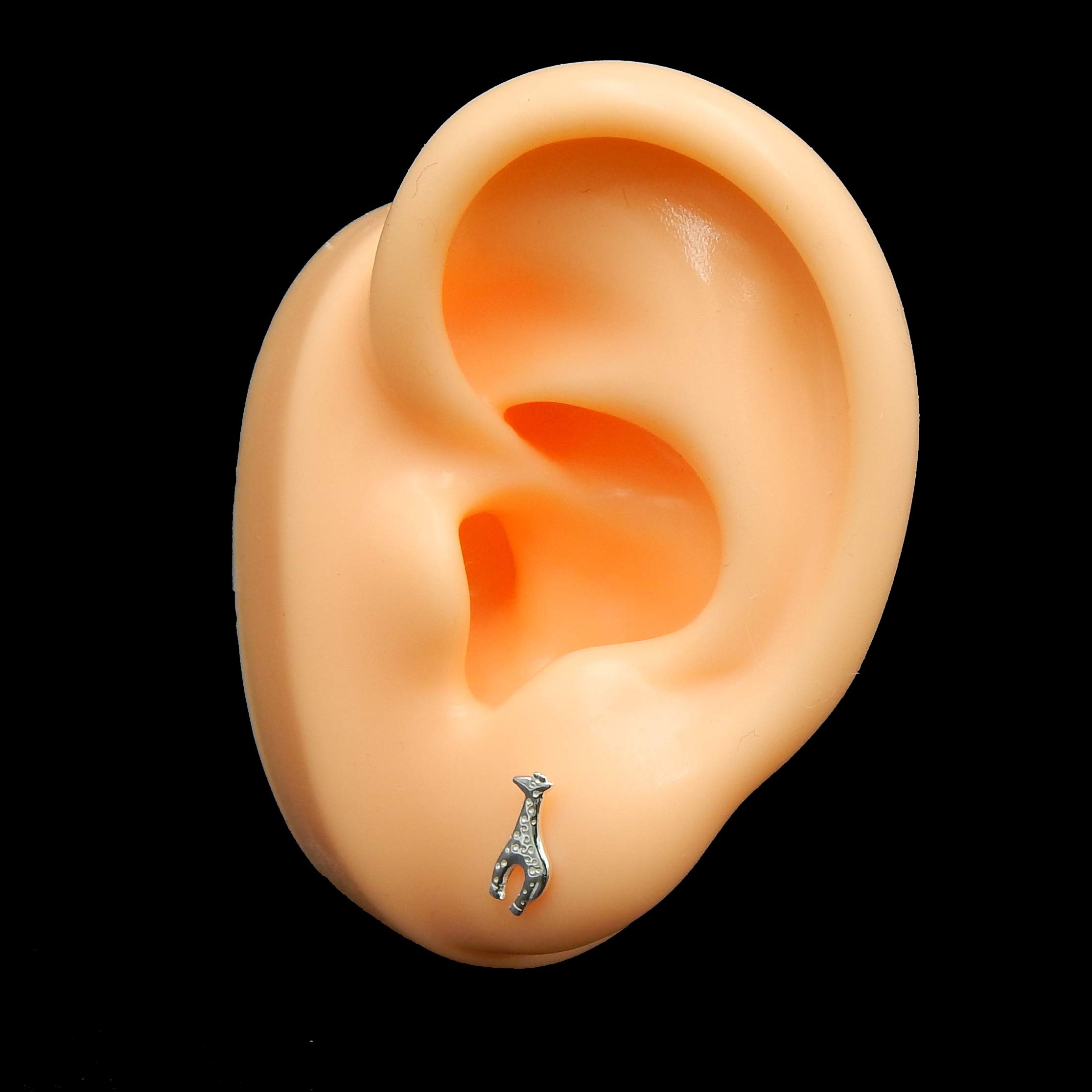 ICYROSE 925 Sterling Silver Small Giraffe Stud Earrings 23053