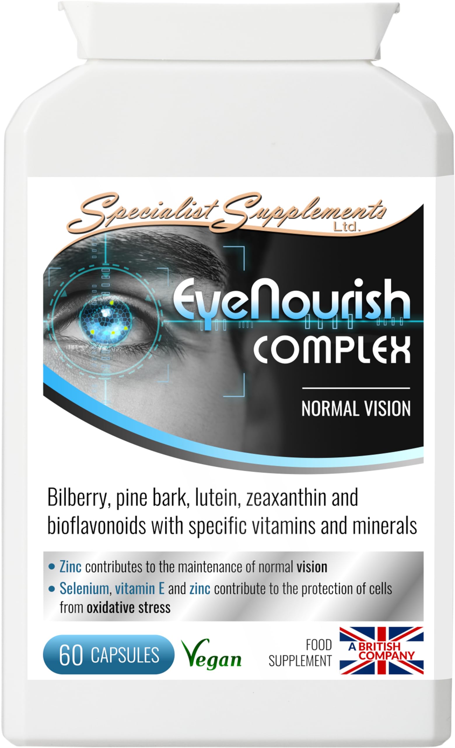 Specialist Supplements EyeNourish Complex, 60 Capsules