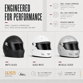 fly motorcycle helmet with one hundred dollar bill design Conquer Snell SA2025 Approved Full Face Auto Racing Race Car - Adult | Men | Women | Youth 0507 hombre / regalos para hombre REDUCED NOISERemovable chin Coach Andi Mini Backpack Choose Size:XXL