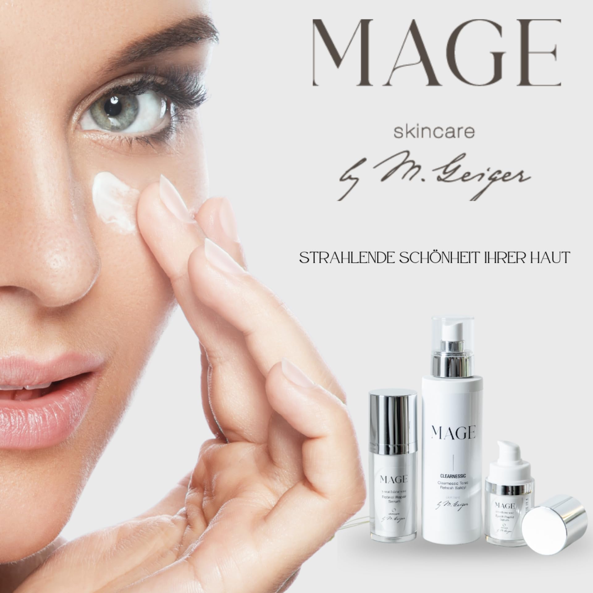 MAGE Liquid Peel 5,5% Glycolic AHA, Gesichtsmaske, Gesichtsreinigung für glatte Haut und feinere Poren, reinigt das Gesicht, Gesichtspflege, vegan, made in Germany