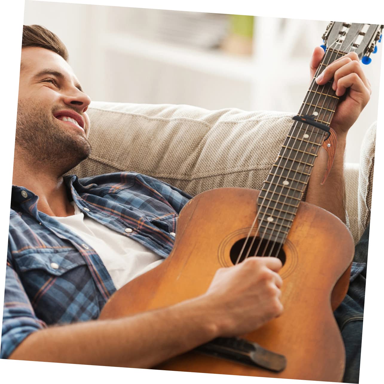 TOYANDONA 5piezas Capo De Guitarra De Aleación De Zinc Para Guitarra y Eléctrica Accesorio De Afinación Útil Para Músicos