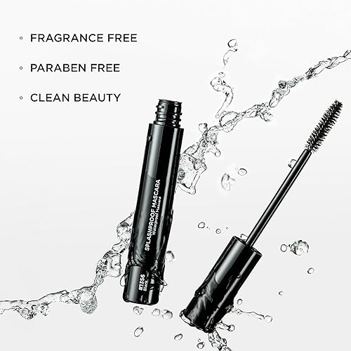 Miniatura 3 de Lord & Berry Never Too Much Longwear - Máscara de pestañas impermeable negra para volumen y longitud, maquillaje de ojos con efecto de pestañas