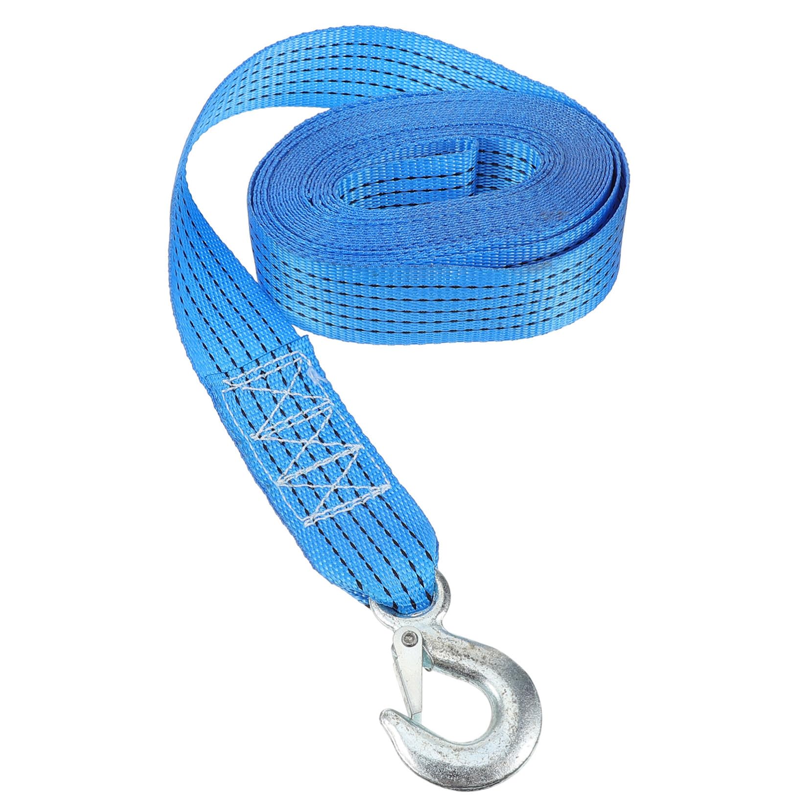 Sangle de remorquage en polyester bleu ultra-résistante pour charges lourdes - 8