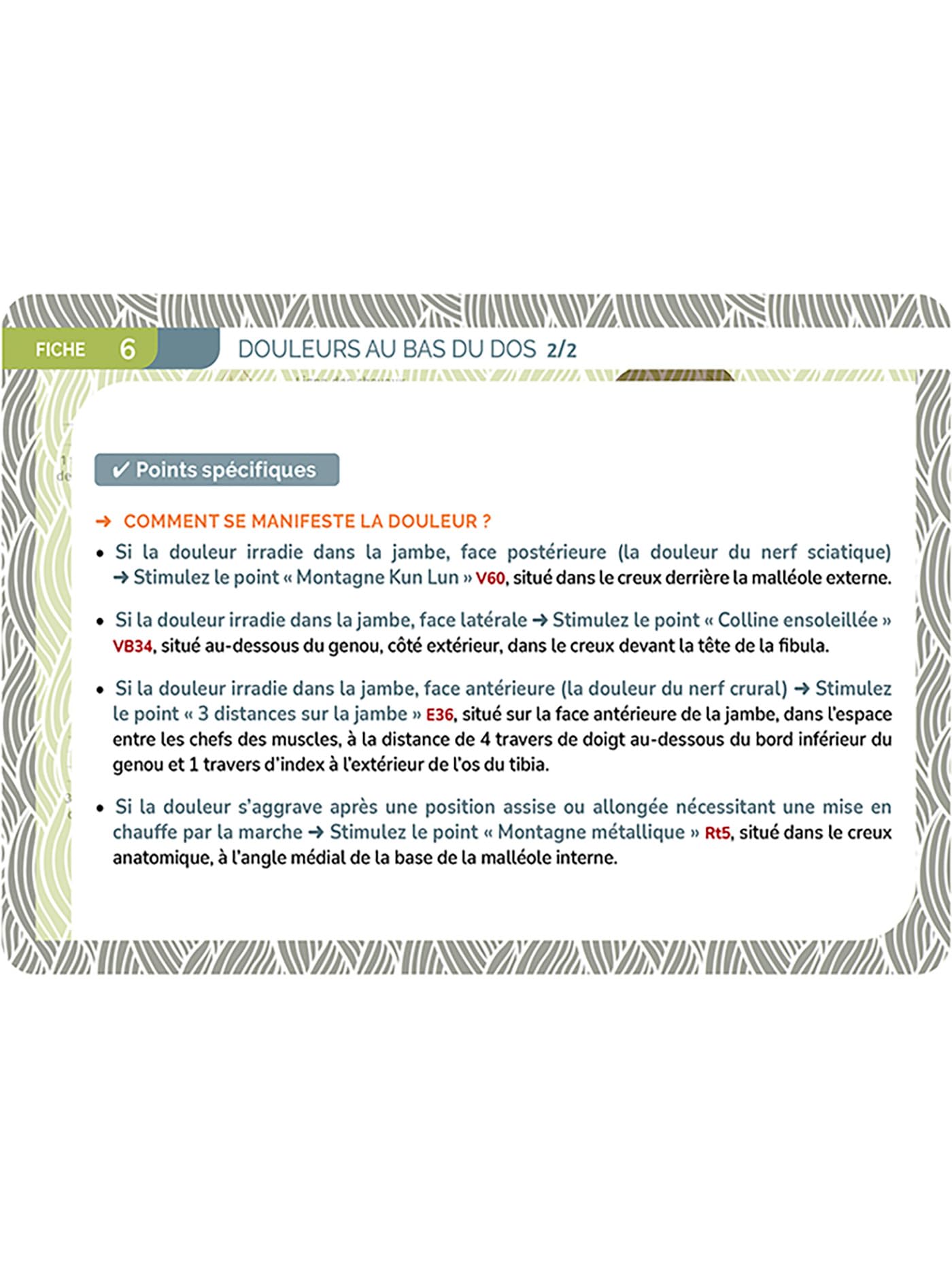 Les points de pression pour toutes les situations: 63 fiches pour soulager vos douleurs en stimulant les points énergétiques du corps