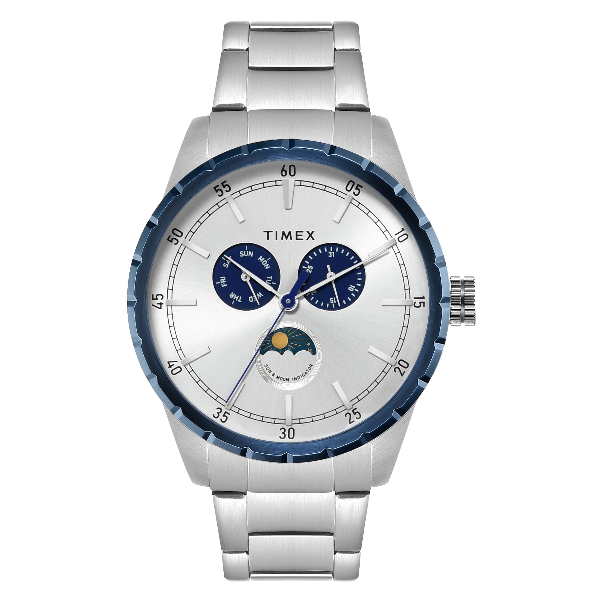 timex Silver-Tone Round Dial Analog Men's Watch - TWEG28505-picture-25