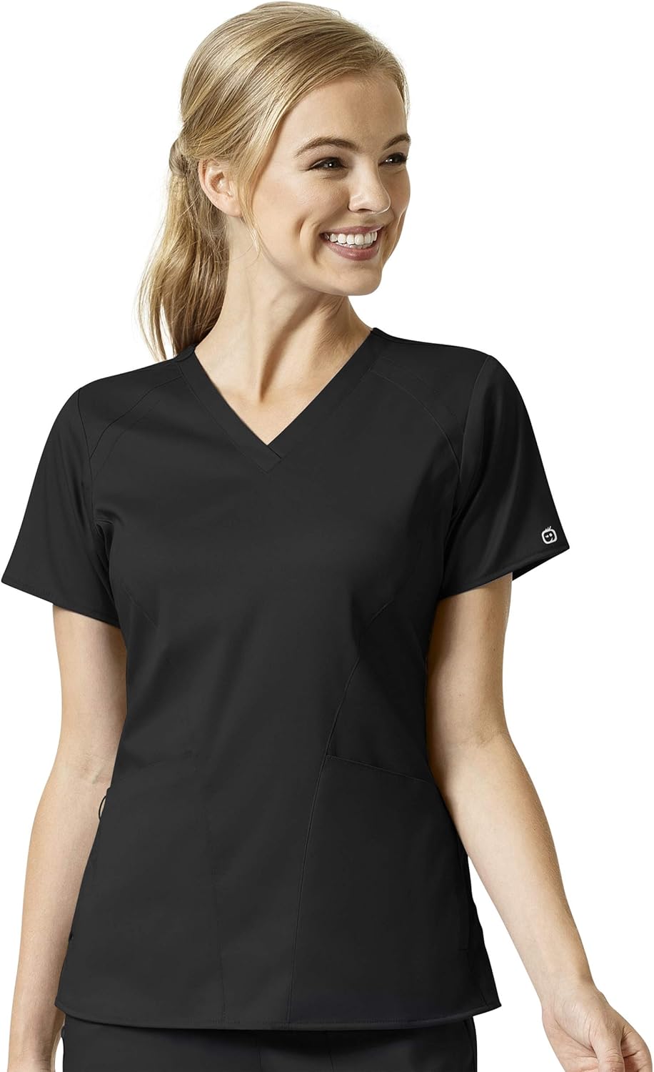 WonderWink Women's Four Pocket V-Neck Scrub Top: Clothing, Shoes & Jewelry