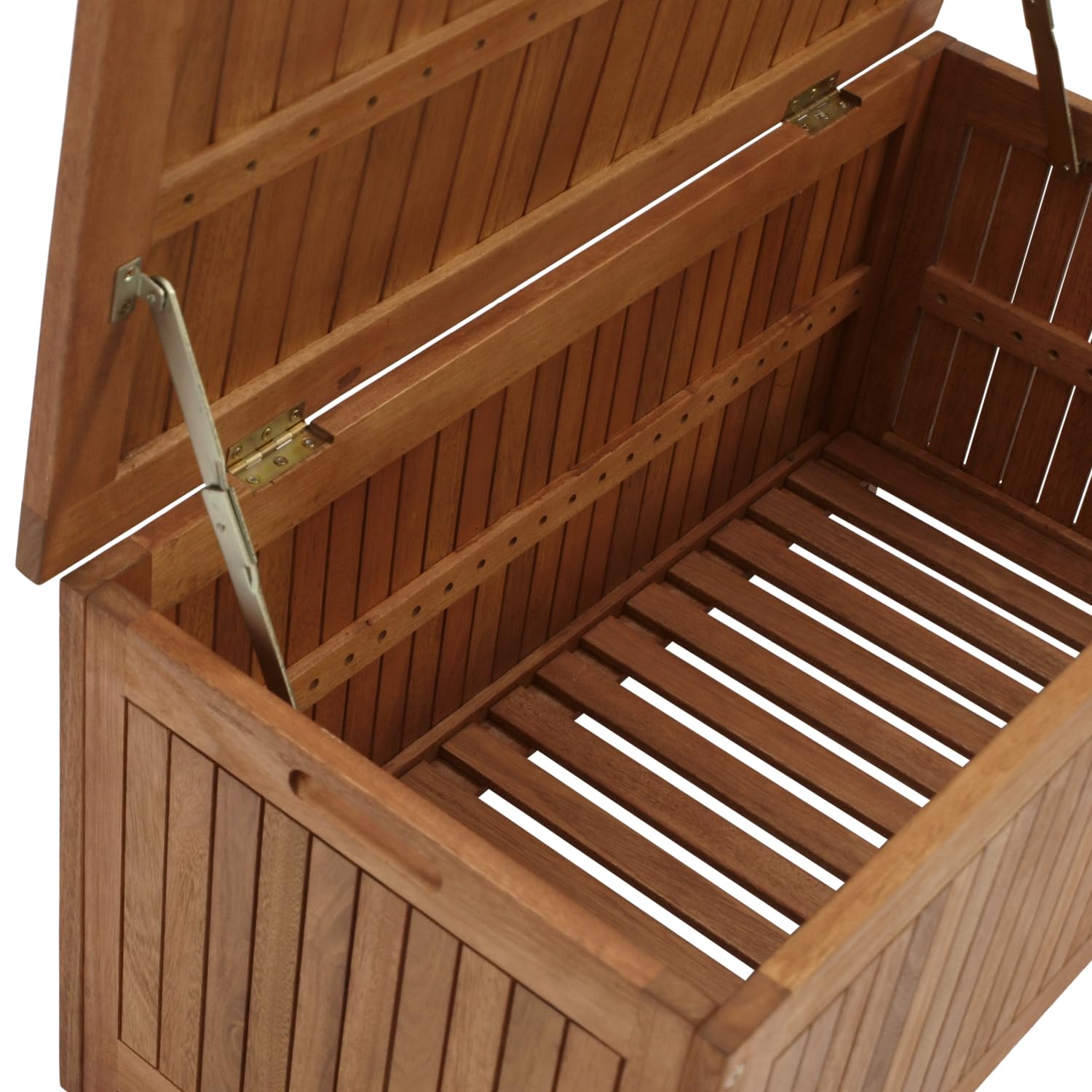 Garten Kissenbox PORTO in kleiner Ausführung, 90x45x45, Eukalyptus Holz FSC®-zertifiziert, Outdoor