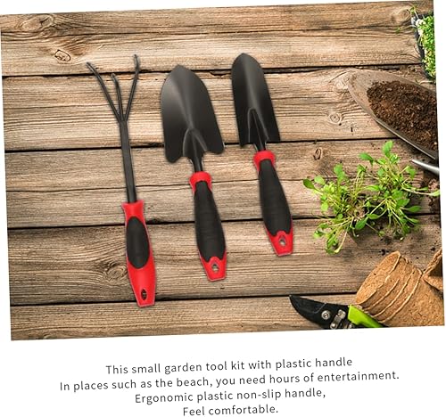 Miniatura 9 de DOITOOL 1 Herramientas de hardware de jardín Paletas de jardinería Herramientas de mano al aire libre Pequeño rastrillo de jardín rastrillos de
