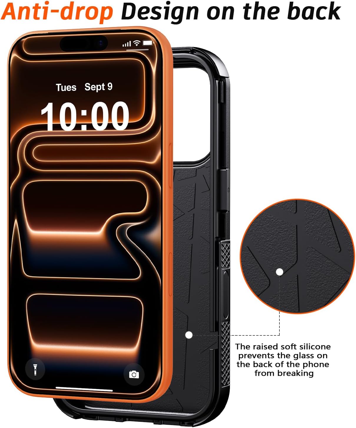 Diverbox Magnetic for iPhone 17 Pro Case-(Compatible with MagSafe) Heavy Duty Protection Phone Case with Camera Control Button with Screen Protector Shockproof Drop-Proof 6.3 inch (Black) - Image 6