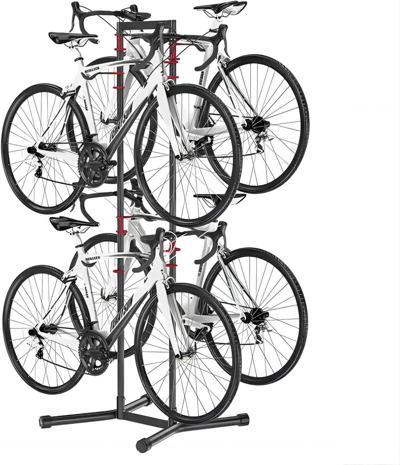 VEVOR Fahrradständer Freistehend - Platzsparender Halter Für Mountainbikes & Rennräder