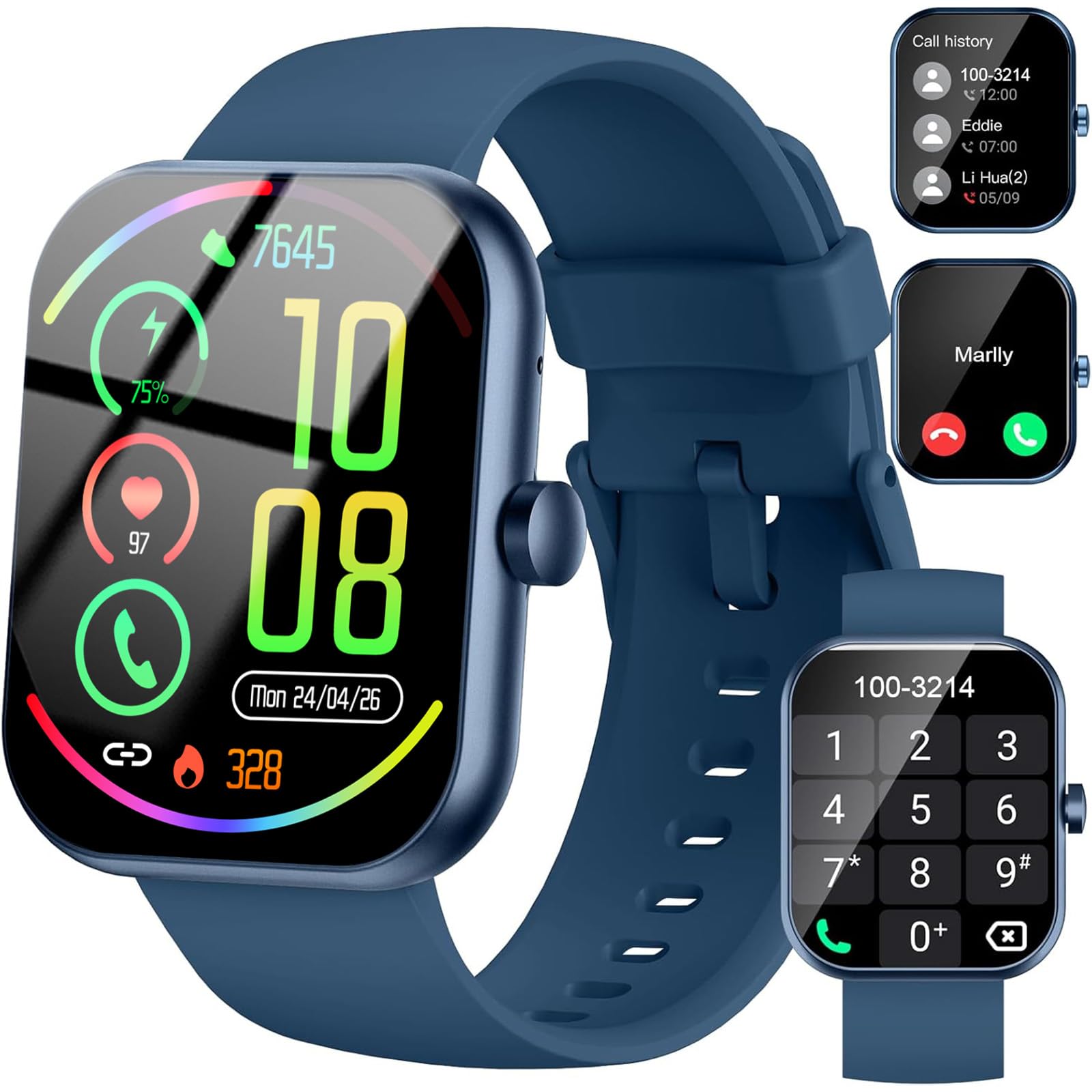 Fempoin Orologio Smartwatch Uomo Donna con Contapassi